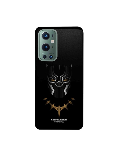

CelfieDesign Black & Grey Minimalistic Black Panther Printed OnePlus 9 Pro Back Case