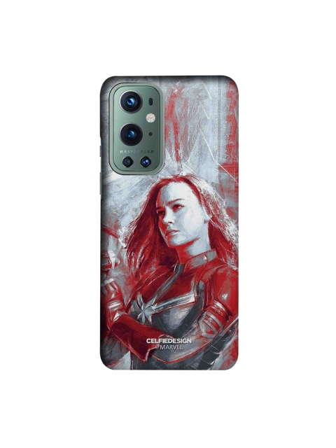 

CelfieDesign Multicoloured Charcoal Art Capt Marvel OnePlus 9 Pro Slim Case, Multi