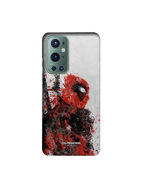 

CelfieDesign Red & White Deadpool Printed Slim Case for OnePlus 9 Pro