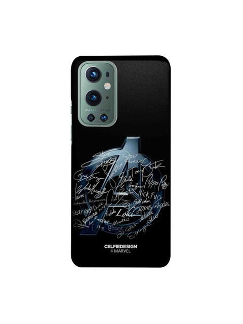 

CelfieDesign Black & Blue Avengers Slim Back Case for OnePlus 9 Pro