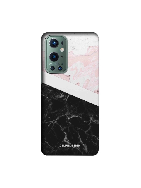 

CelfieDesign Black Pink Colourblocked OnePlus 9 Pro Slim Back Case