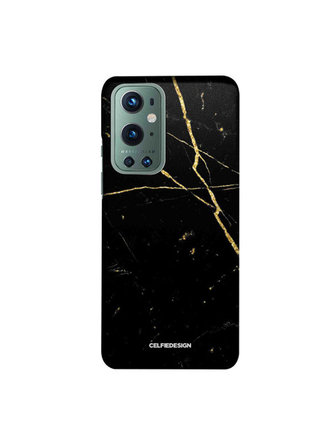

CelfieDesign Multi-Coloured Marble Black Onyx OnePlus 9 Pro Slim Back Case