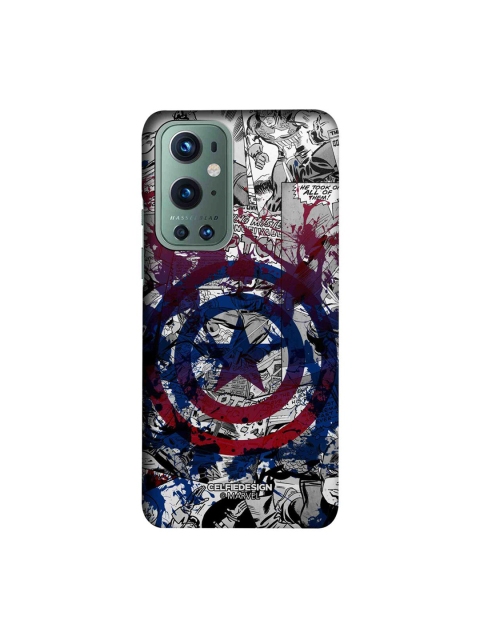 

CelfieDesign Multicoloured Splash Out Shield Print OnePlus 9 Pro Back Case, Multi