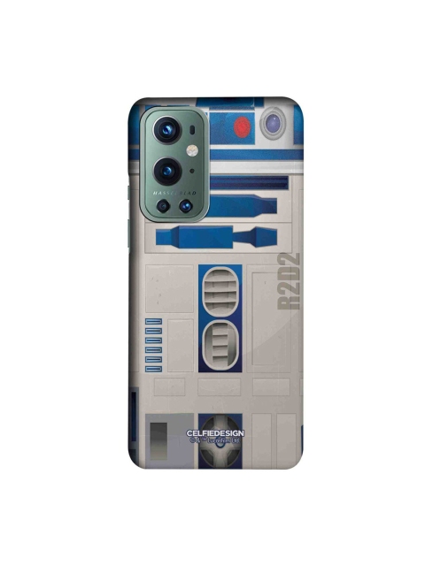 

CelfieDesign Grey & Blue Graphic Printed OnePlus 9 Pro Slim Back Case