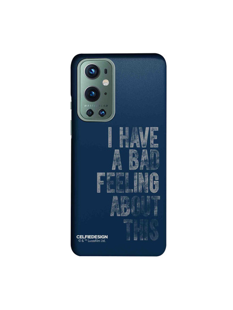 

CelfieDesign Blue Typography Printed OnePlus 9 Pro Slim Back Case, Multi