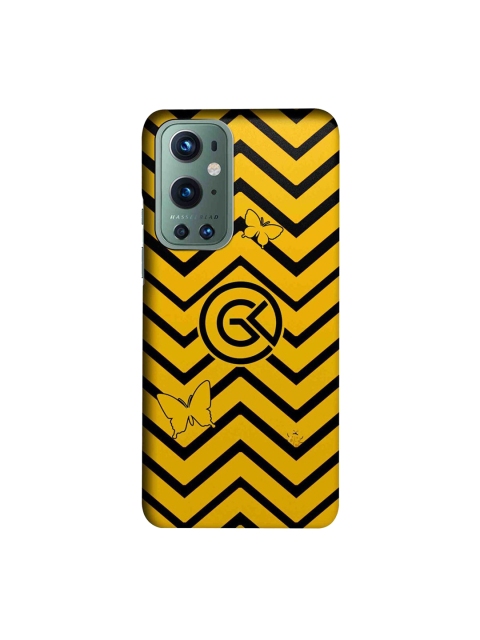 

CelfieDesign Yellow & Black Gauri Khan Waves OnePlus 9 Pro Slim Back Case