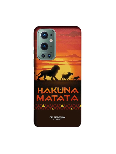 

CelfieDesign Black & Red Hakuna Matata OnePlus 9 Pro Slim Back Case