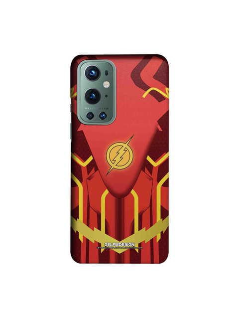 

CelfieDesign Red & Yellow Suit Up Flash OnePlus 9 Pro Slim Back Case
