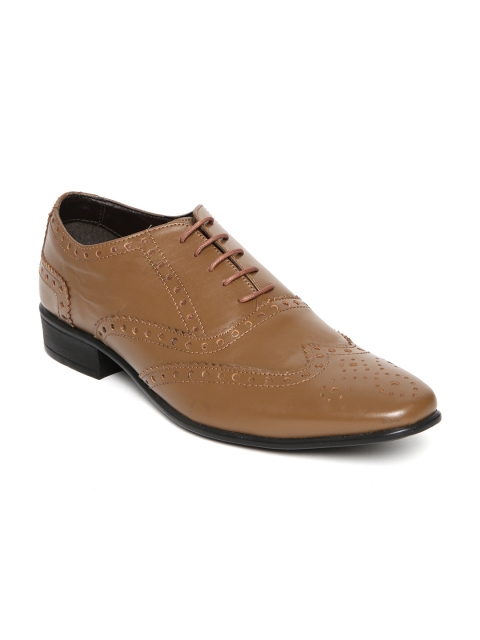 

Franco Leone Men Brown Genuine Leather Brogues