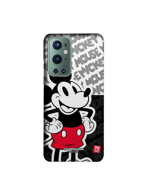 

CelfieDesign White & Black Mickey Strike A Pose OnePlus 9 Pro Slim Back Case