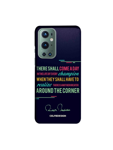 

CelfieDesign Navy Blue & Green Champion AB Quotes OnePlus 9 Pro Slim Back Case