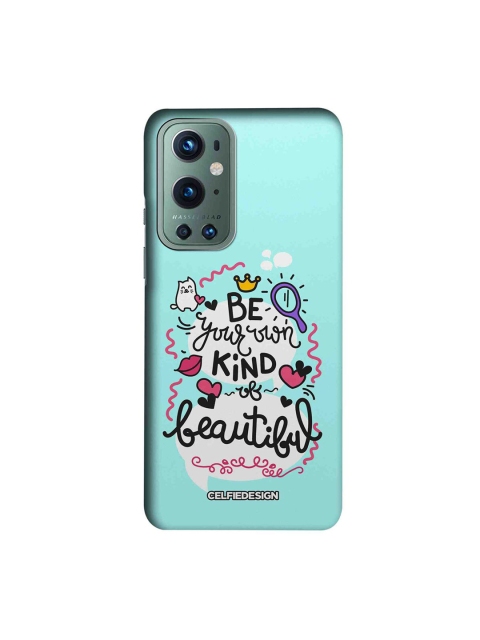 

CelfieDesign Blue & Black Be Your Own Kind Of Beautiful OnePlus 9 Pro Slim Back Case