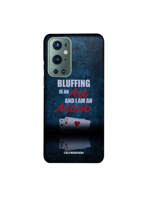 

CelfieDesign Blue & White Art Of Bluffing OnePlus 9 Pro Slim Back Case