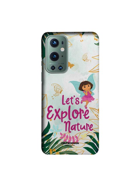 

CelfieDesign White & Green Explore with dora Oneplus 9 Pro Slim Back Case