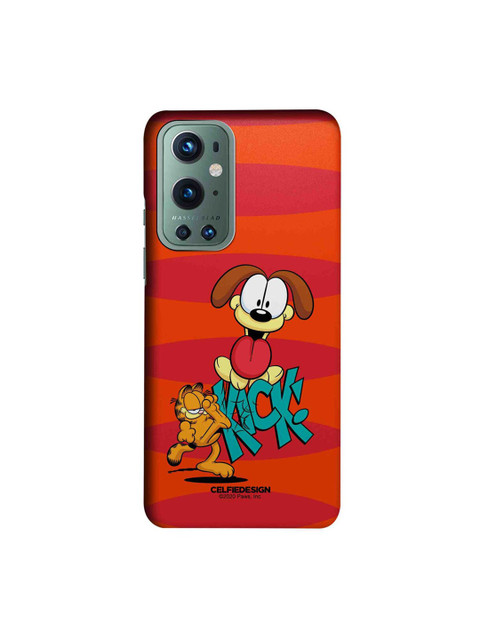 

CelfieDesign Orange & Red Kick to Odie Oneplus 9 Pro Slim Back Case