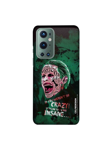 

CelfieDesign Green & Black Crazy Insane Joker Oneplus 9 Pro Slim Back Case