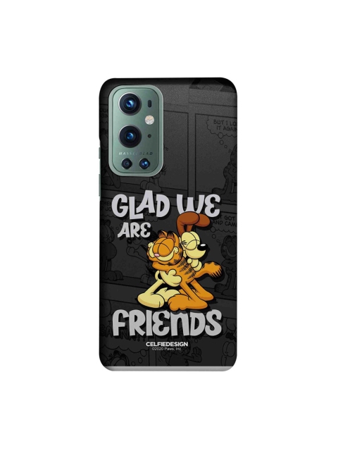 

CelfieDesign Black & Orange Friendly Catdog Oneplus 9 Pro Slim Back Case