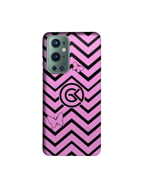 

CelfieDesign Pink & Black Gauri Khan Waves Oneplus 9 Pro Slim Back Case