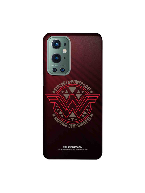 

CelfieDesign Black & Red Wonder Woman Stamp Oneplus 9 Pro Slim Back Case