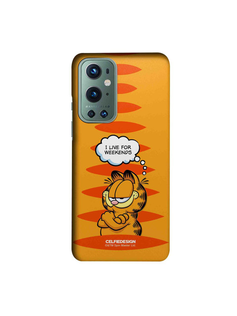 

CelfieDesign Mustard Yellow & Orange Living for Weekends Oneplus 9 Pro Slim Back Case