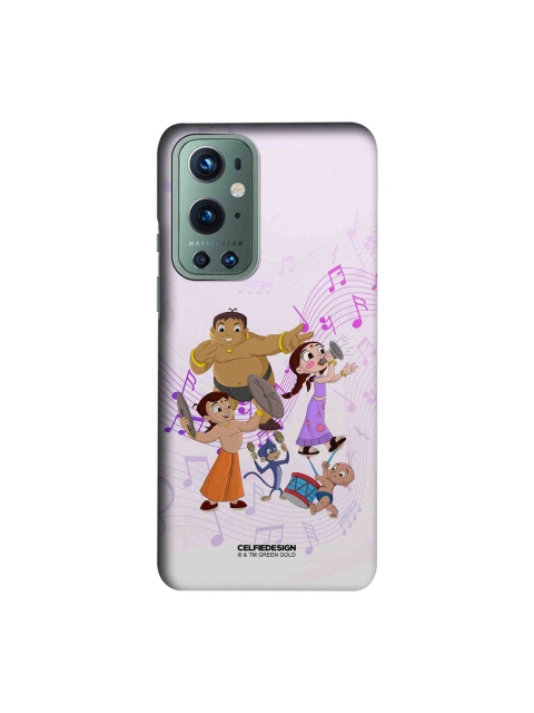 

CelfieDesign Pink & Brown Chhota Bheem Musical OnePlus 9 Pro Slim Back Case