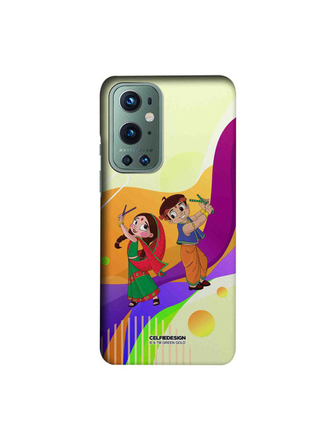 

CelfieDesign White & Orange Dancing Bheem And Chutki Oneplus 9 Pro Slim Back Case