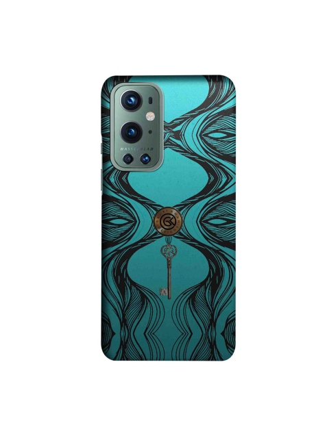 

CelfieDesign Blue & Black Gauri Khan Hanging Key OnePlus 9 Pro Slim Back Case