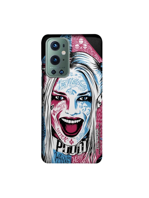 

CelfieDesign Black & White Wicked Harley Quinn OnePlus 9 Pro Slim Back Case