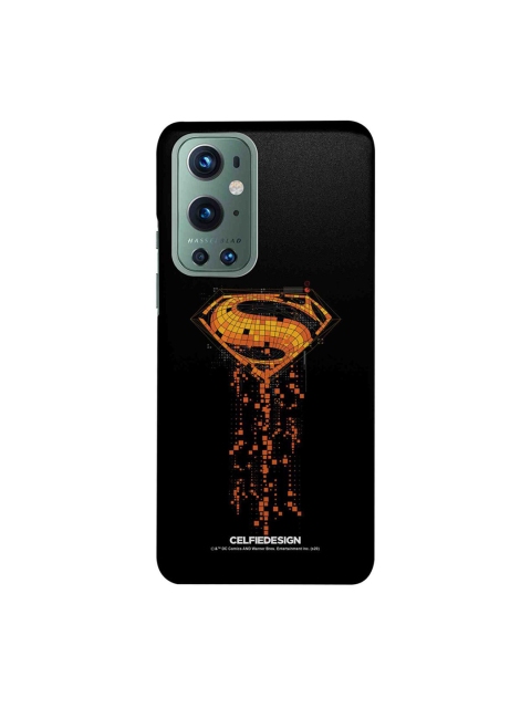 

CelfieDesign Black & Orange Superman Mosaic OnePlus 9 Pro Slim Back Case