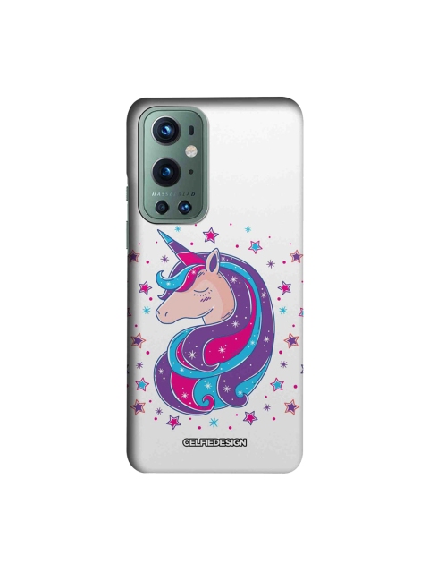 

CelfieDesign White & Pink Unicorn OnePlus 9 Pro Slim Back Case