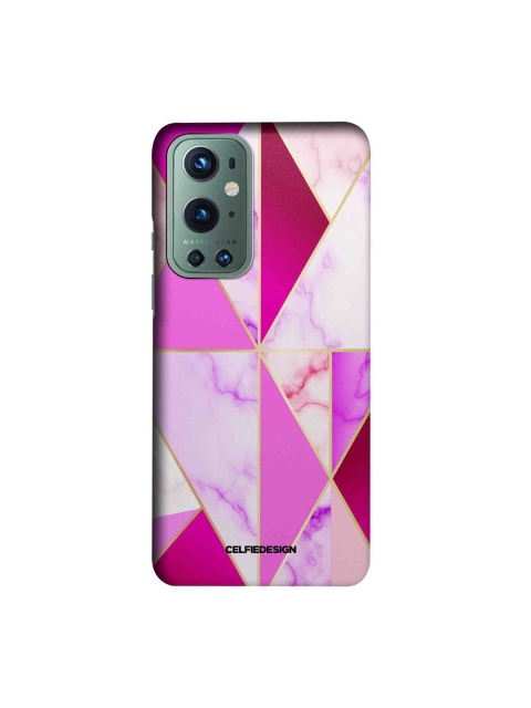 

CelfieDesign Pink & White Marble Crush OnePlus 9 Pro Slim Back Case