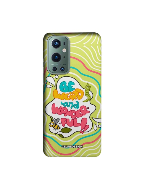 

CelfieDesign Green & White Be Weird And Wonderful OnePlus 9 Pro Slim Back Case