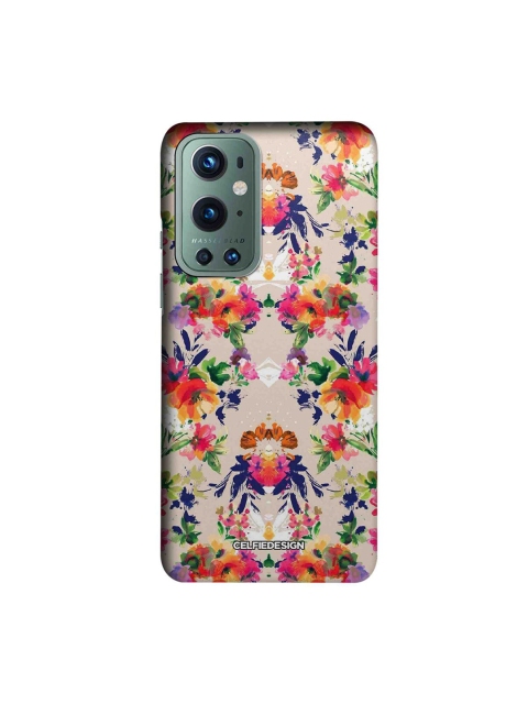 

CelfieDesign Beige & Orange Floral Symmetry Printed OnePlus 9 Pro Slim Back Case