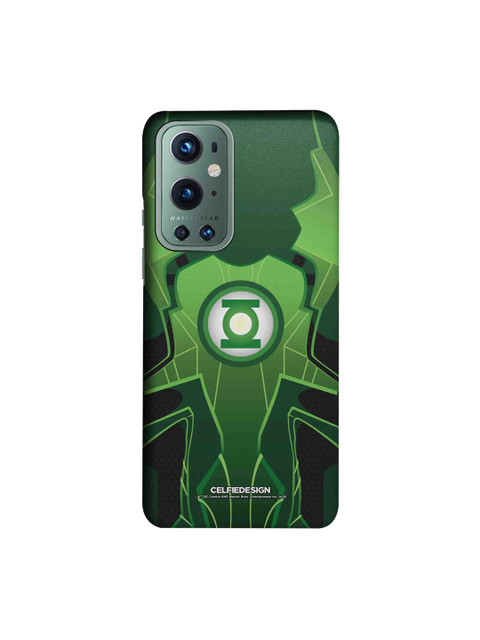 

CelfieDesign Green & Black Suit Up Lantern OnePlus 9 Pro Slim Back Case