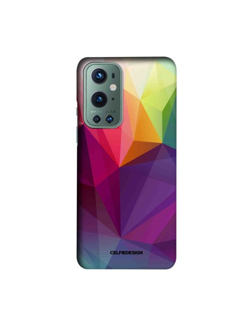 

CelfieDesign Purple & Green Crystal Art OnePlus 9 Pro Slim Back Case