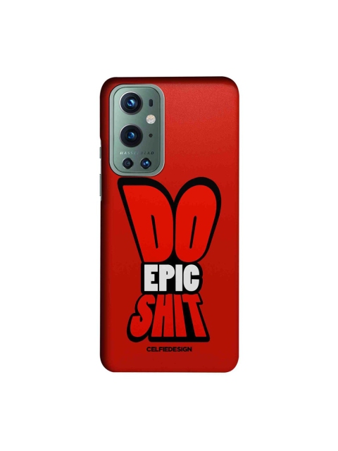 

CelfieDesign Red & White Do Epic Shit Oneplus 9 Pro Slim Back Case