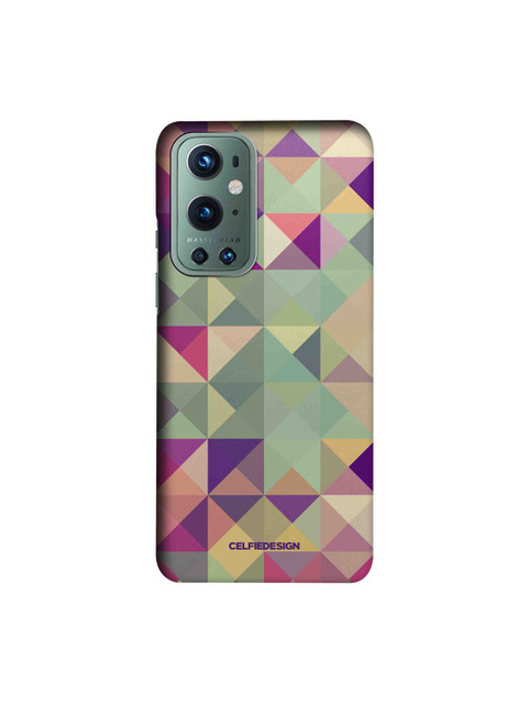 

CelfieDesign Grey & Blue Kaleidoscope OnePlus 9 Pro Back Case