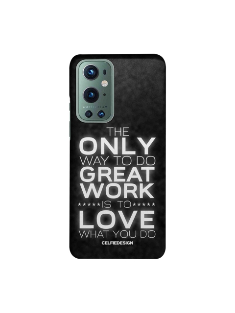 

CelfieDesign Black & White Love What You Do OnePlus 9 Pro Slim Back Case