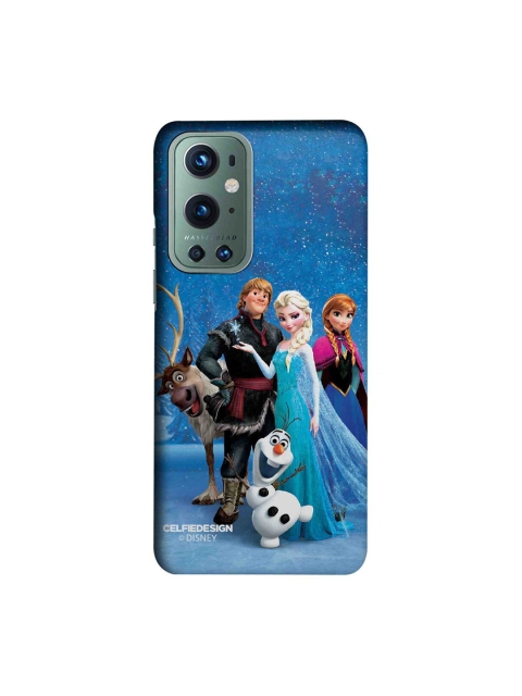 

CelfieDesign Blue & Black Frozen Together Printed OnePlus 9 Pro Slim Back Case