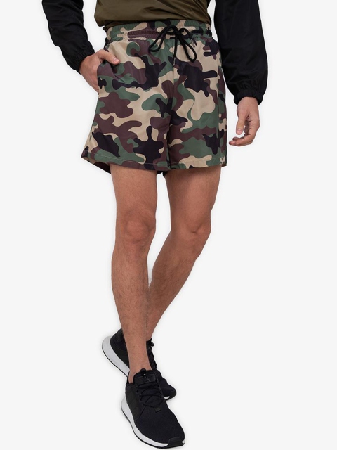 

ZALORA ACTIVE Men Black & White Checked Running Shorts