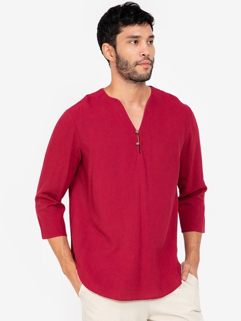 

ZALORA BASICS Men Red Casual Shirt