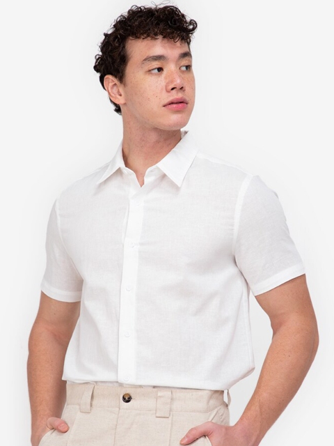 

ZALORA BASICS Men White Casual Shirt
