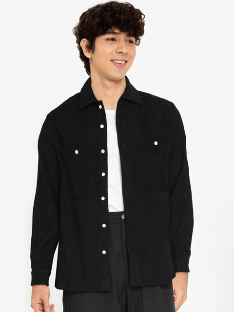 

ZALORA BASICS Men Black Casual Shirt