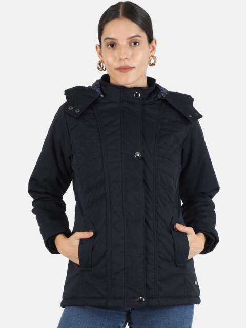 

Monte Carlo Women Navy Blue Lightweight Longline Parka Jacket