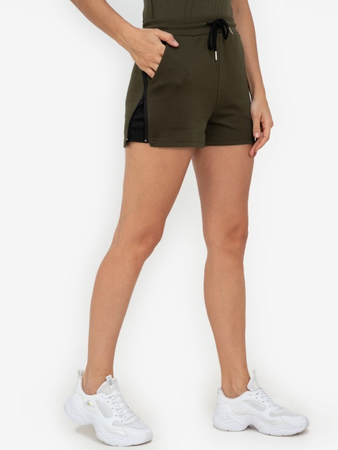 

ZALORA ACTIVE Woman Multicoloured High-Rise Shorts, Multi