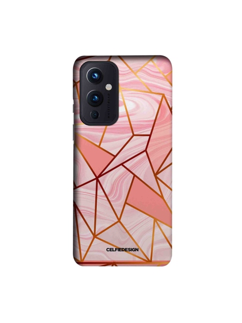 

CelfieDesign Peach Marble Flow Slim Case For OnePlus 9