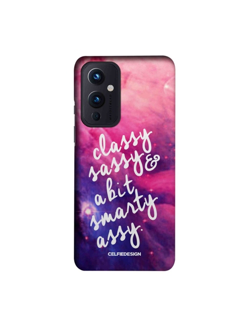 

CelfieDesign OnePlus 9 Pro Typography Slim Back Case, Multi