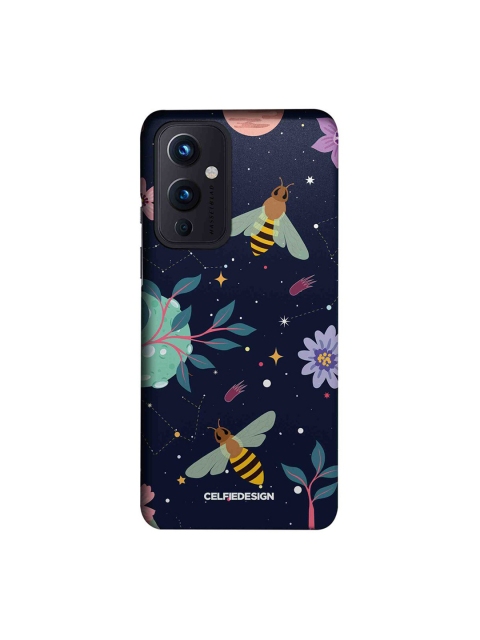 

CelfieDesign Navy Blue Space Bees Slim Back Case for OnePlus 9