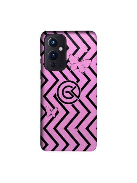 

CelfieDesign Pink & Black Gauri Khan Bolt Slim Case OnePlus 9 Back Cover