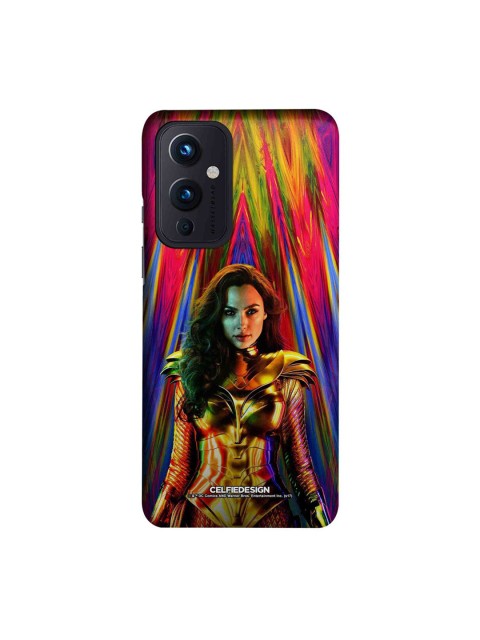 

CelfieDesign Multicoloured Vigorous Wonder Woman OnePlus 9 Slim Case, Multi
